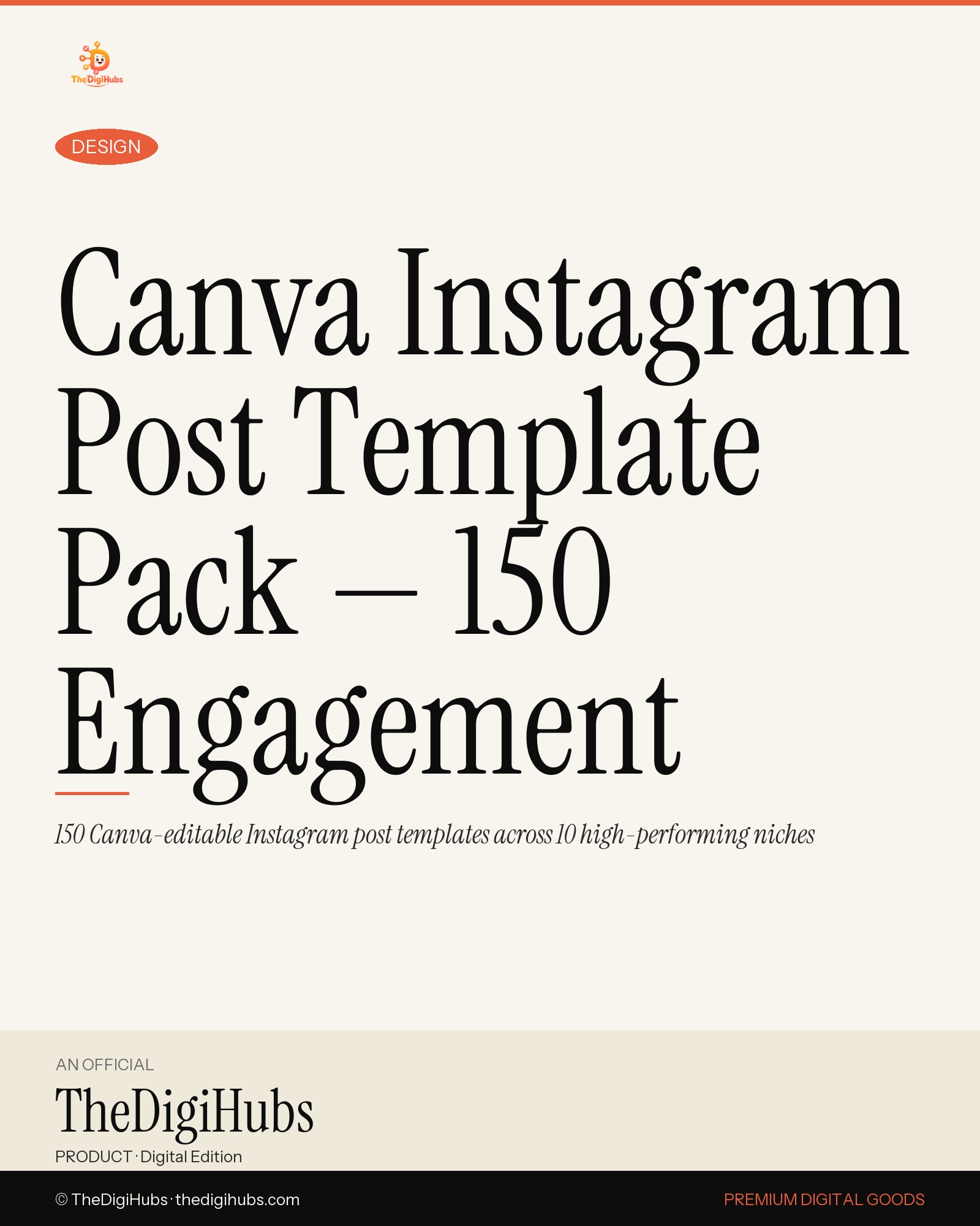 Canva Instagram Post Template Pack — 150 Engagement Designs