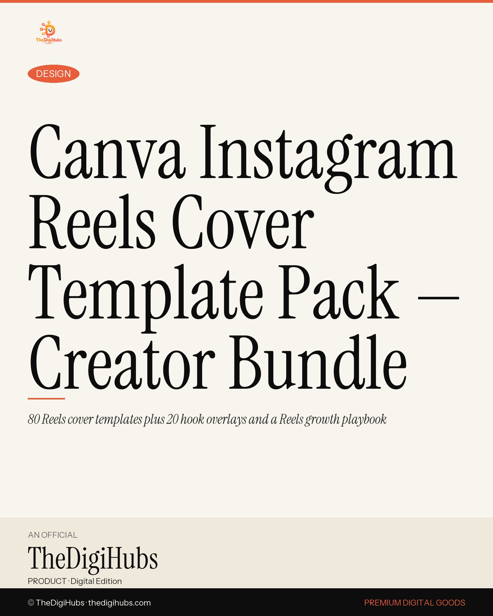 Canva Instagram Reels Cover Template Pack — Creator Bundle